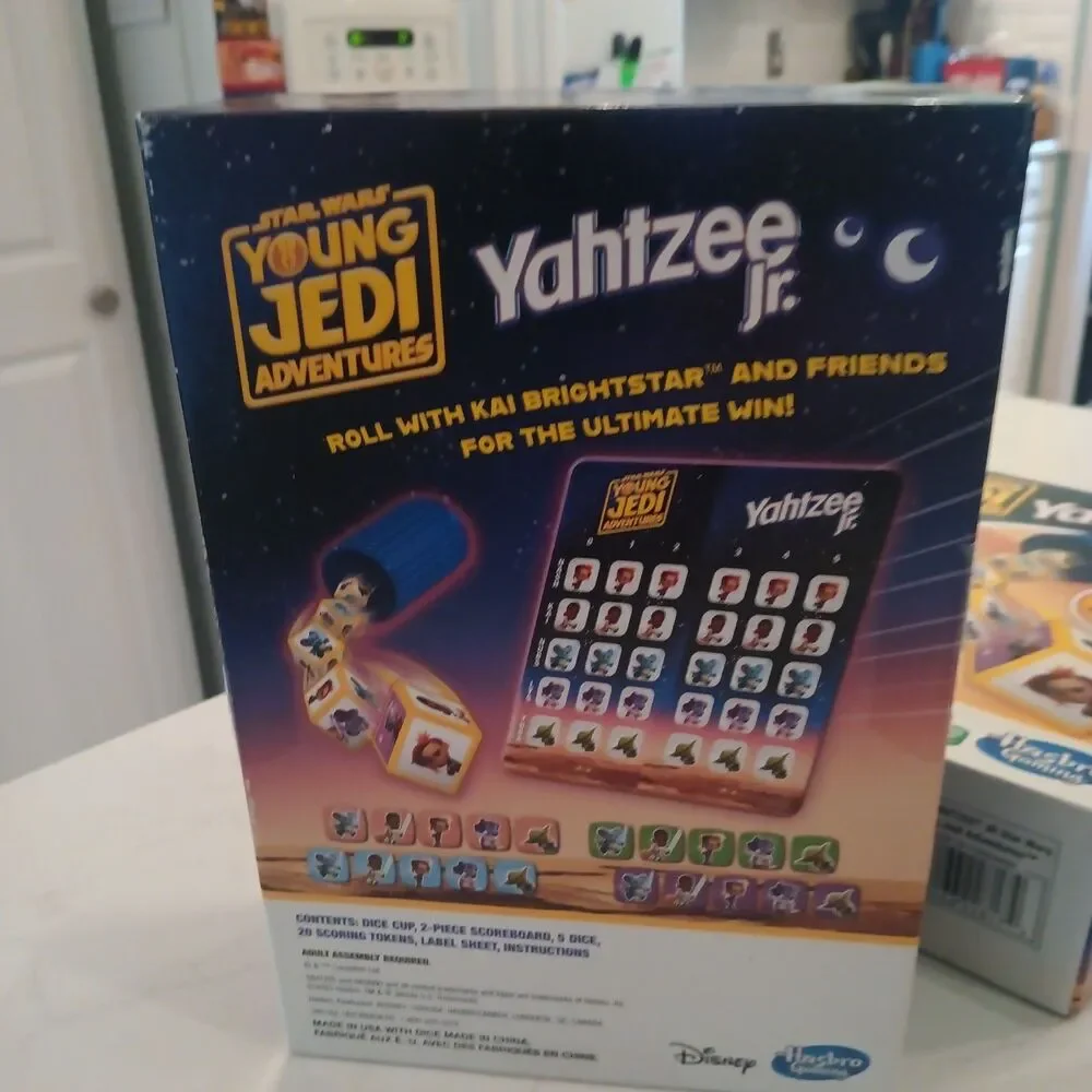 Star Wars Young Jedi Adventures Yahtzee Jr. Junior Game - All Pieces Present
